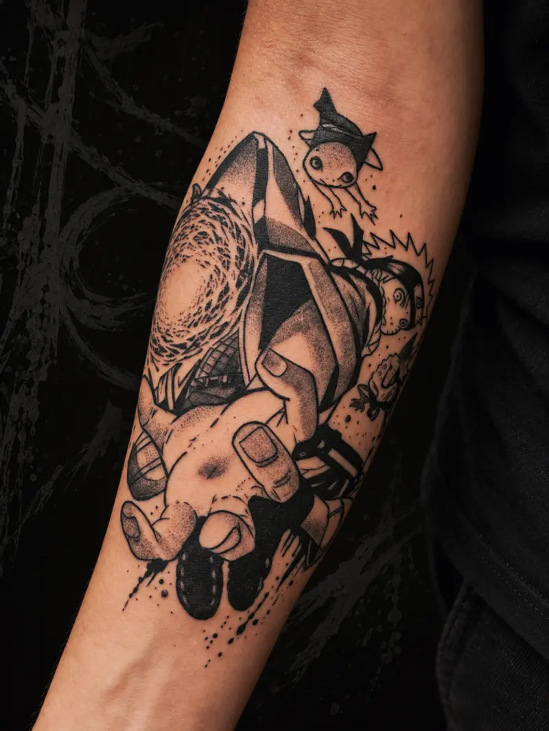 Resultado final da tatuagem na pele